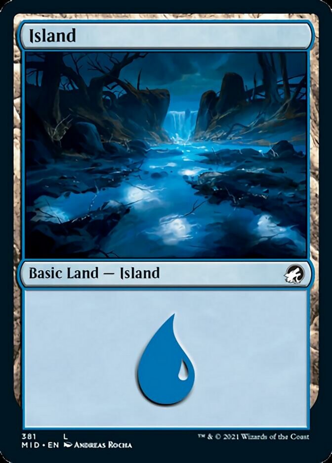 Island (381) [Innistrad: Midnight Hunt] | Black Swamp Games