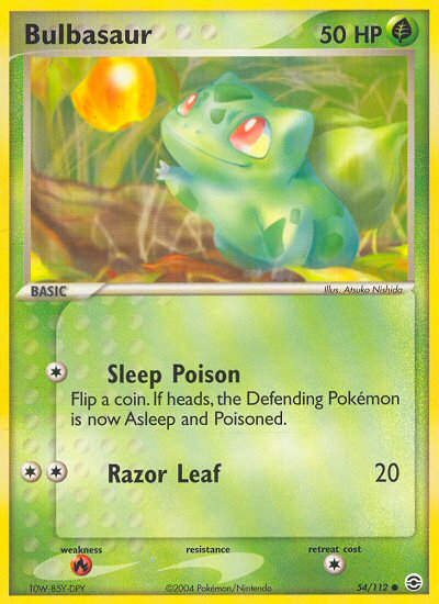 Bulbasaur (54/112) [EX: FireRed & LeafGreen] | Black Swamp Games