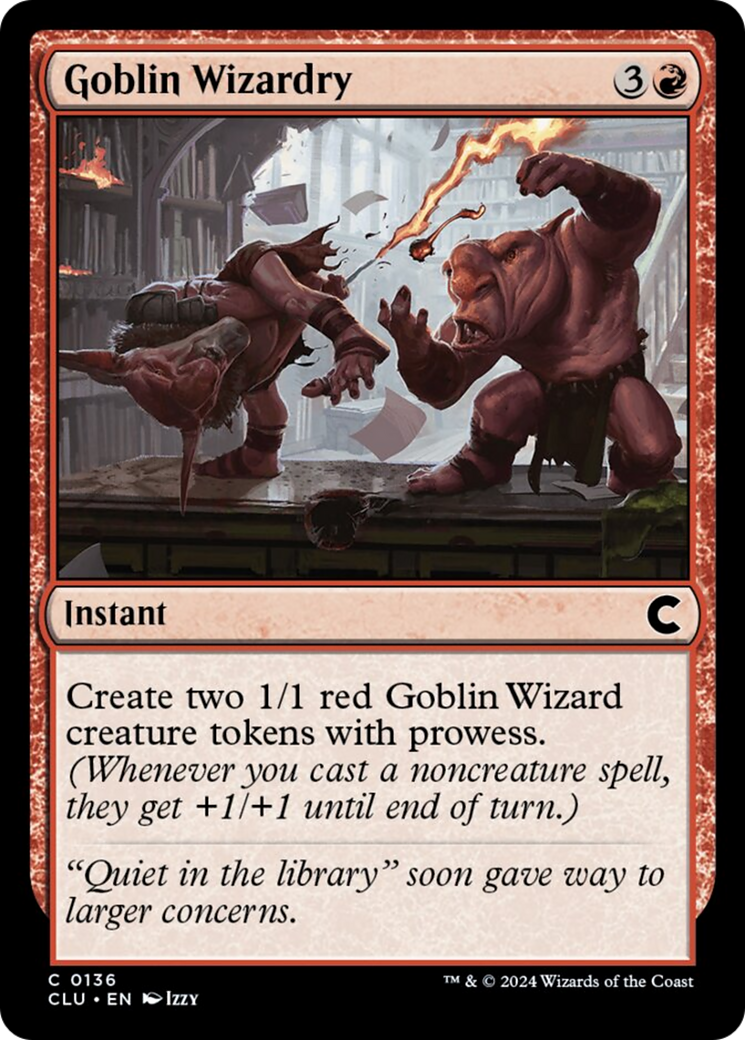 Goblin Wizardry [Ravnica: Clue Edition] | Black Swamp Games