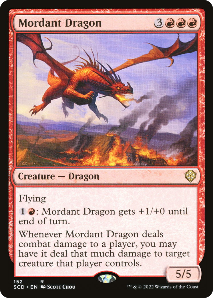 Mordant Dragon [Starter Commander Decks] | Black Swamp Games