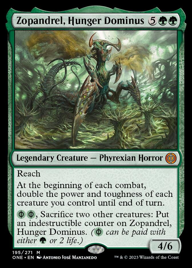 Zopandrel, Hunger Dominus [Phyrexia: All Will Be One] | Black Swamp Games