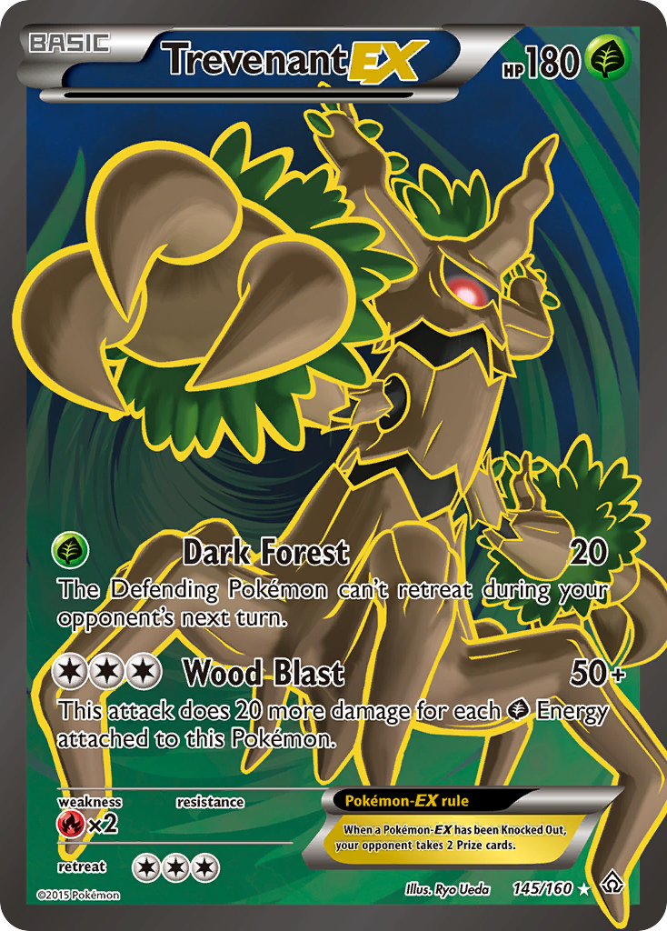 Trevenant EX (145/160) [XY: Primal Clash] | Black Swamp Games