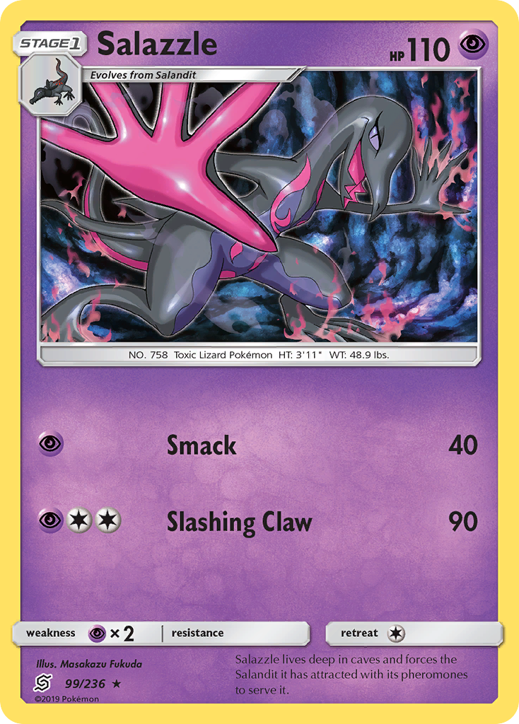 Salazzle (99/236) [Sun & Moon: Unified Minds] | Black Swamp Games