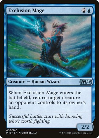 Exclusion Mage [Core Set 2019] | Black Swamp Games