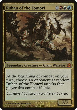 Ruhan of the Fomori (Oversized) [Commander 2011 Oversized] | Black Swamp Games