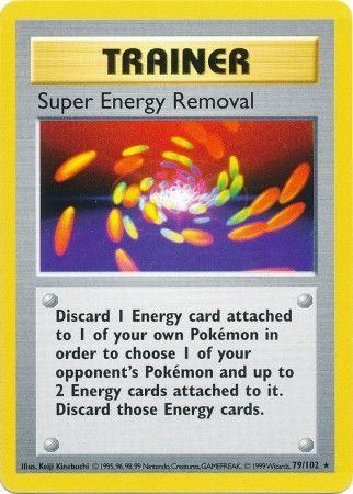 Super Energy Removal (79/102) [Base Set Shadowless Unlimited] | Black Swamp Games