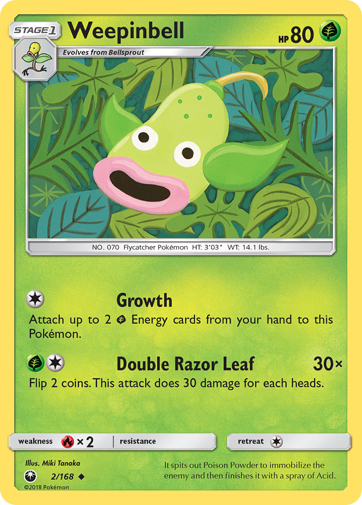 Weepinbell (2/168) [Sun & Moon: Celestial Storm] | Black Swamp Games