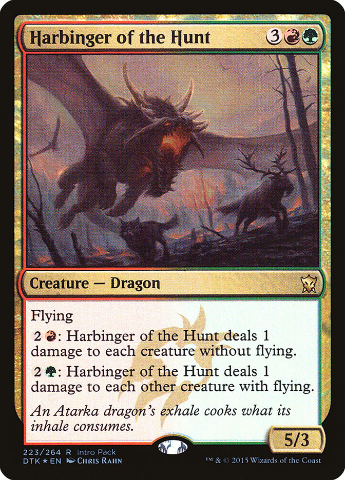 Harbinger of the Hunt (Intro Pack) [Dragons of Tarkir Promos] | Black Swamp Games