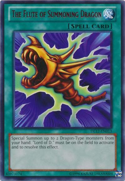 The Flute of Summoning Dragon (Green) [DL17-EN013] Rare | Black Swamp Games