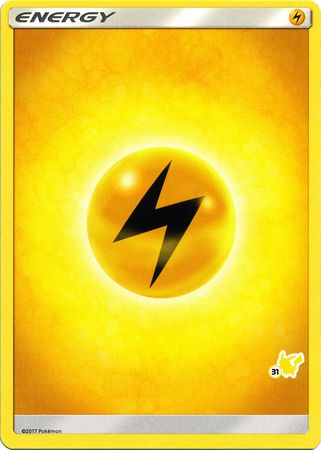 Lightning Energy (Pikachu Stamp #31) [Battle Academy 2020] | Black Swamp Games