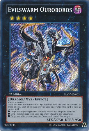 Evilswarm Ouroboros [HA07-EN065] Secret Rare | Black Swamp Games