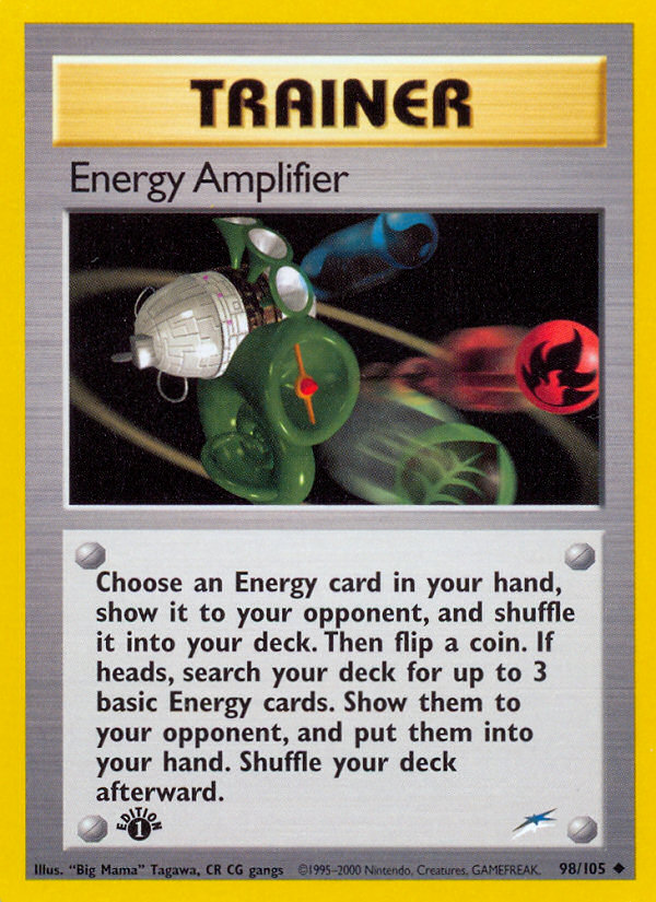 Energy Amplifier (98/105) [Neo Destiny 1st Edition] | Black Swamp Games