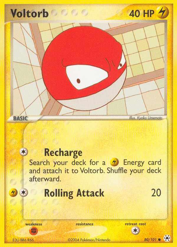 Voltorb (80/101) [EX: Hidden Legends] | Black Swamp Games