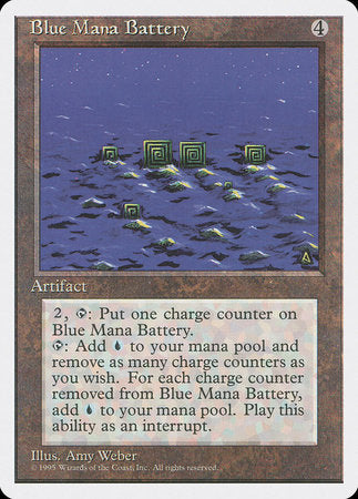 Blue Mana Battery [Fourth Edition] | Black Swamp Games