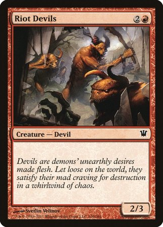 Riot Devils [Innistrad] | Black Swamp Games