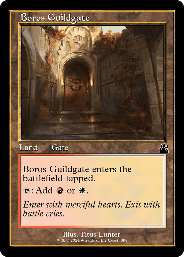 Boros Guildgate (Retro Frame) [Ravnica Remastered] | Black Swamp Games