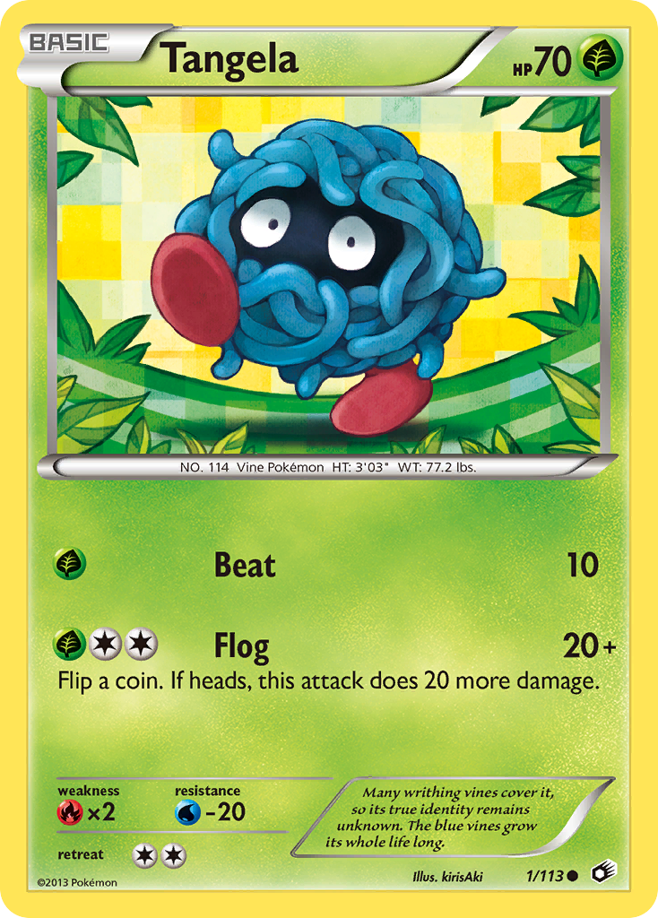 Tangela (1/113) [Black & White: Legendary Treasures] | Black Swamp Games