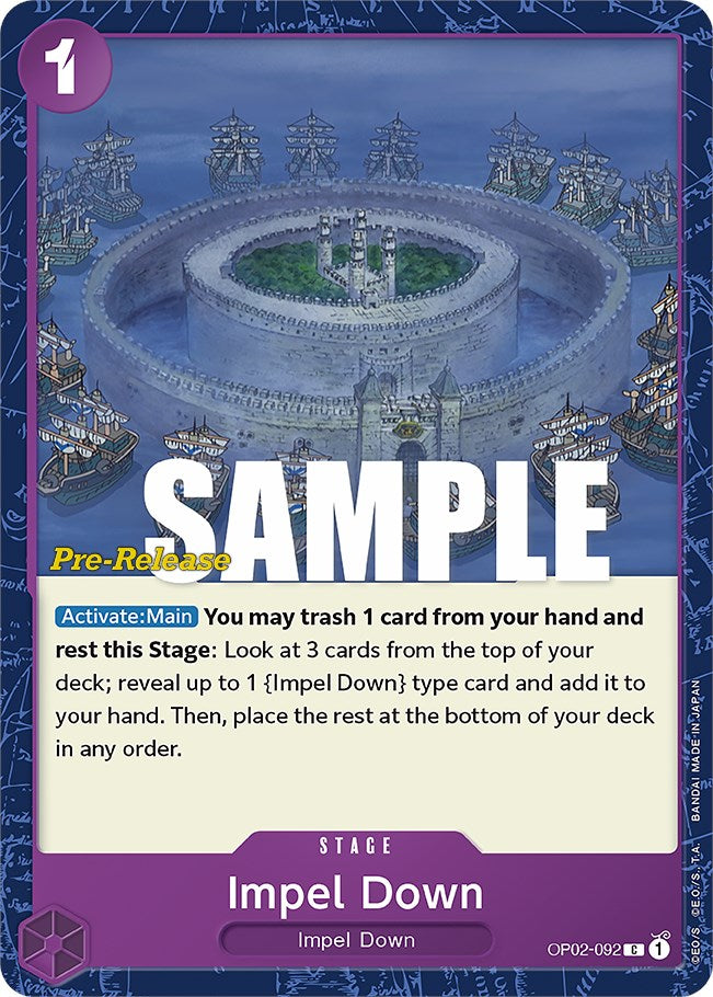 Impel Down [Paramount War Pre-Release Cards] | Black Swamp Games