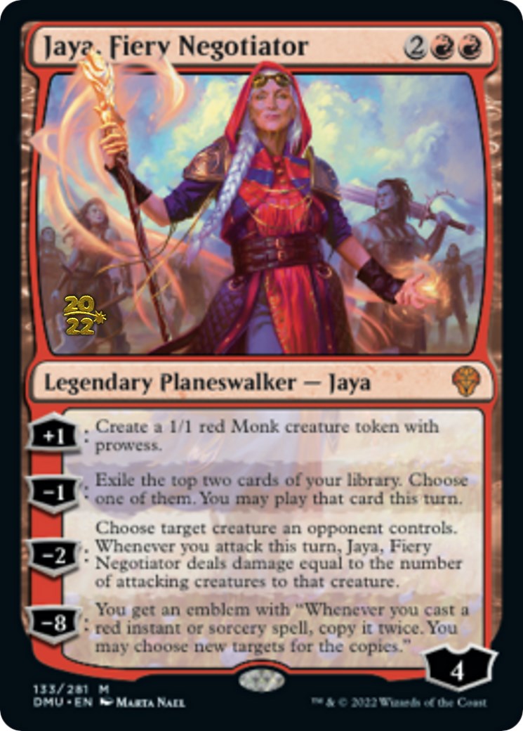 Jaya, Fiery Negotiator [Dominaria United Prerelease Promos] | Black Swamp Games