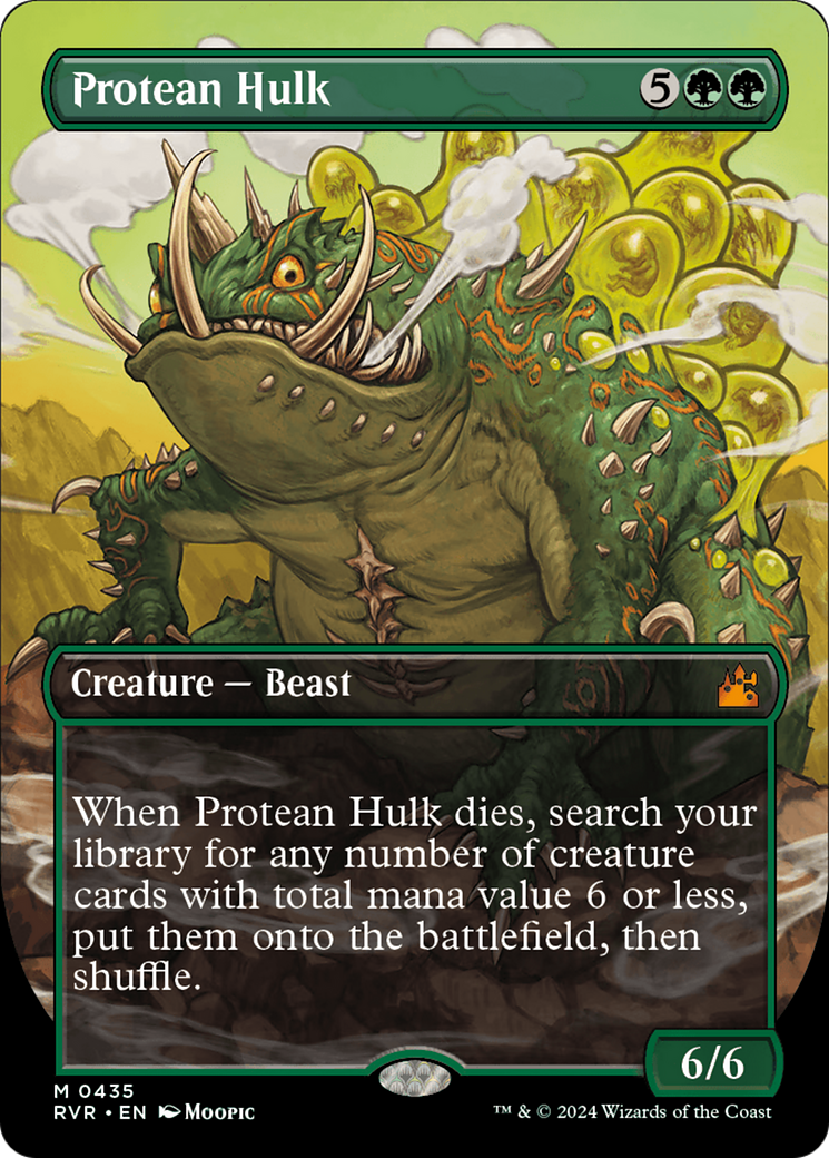 Protean Hulk (Anime Borderless) [Ravnica Remastered] | Black Swamp Games