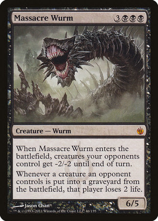 Massacre Wurm [Mirrodin Besieged] | Black Swamp Games