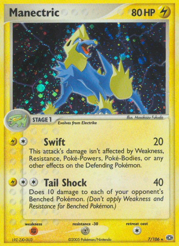 Manectric (7/106) [EX: Emerald] | Black Swamp Games