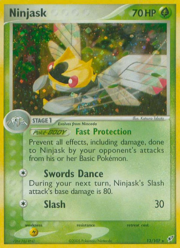 Ninjask (13/107) [EX: Deoxys] | Black Swamp Games