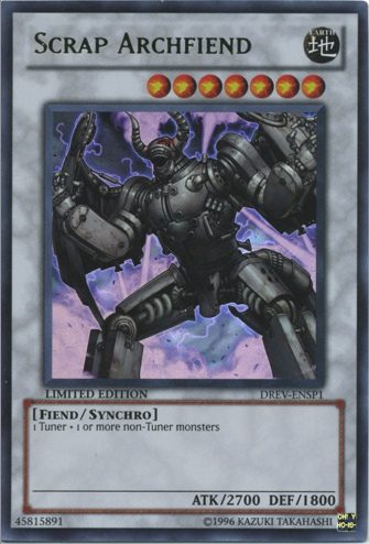 Scrap Archfiend [DREV-ENSP1] Ultra Rare | Black Swamp Games