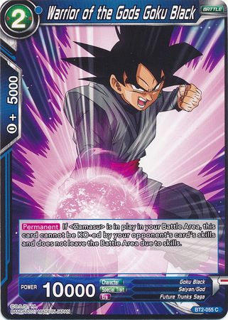 Warrior of the Gods Goku Black [BT2-055] | Black Swamp Games