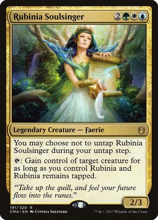 Rubinia Soulsinger [Commander Anthology] | Black Swamp Games