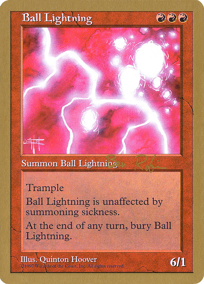 Ball Lightning (Ben Rubin) [World Championship Decks 1998] | Black Swamp Games