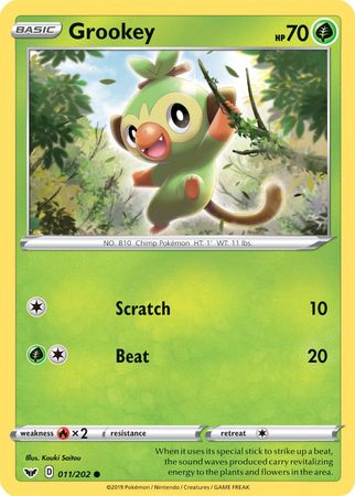 Grookey (011/202) (Premium Collection) [Sword & Shield: Base Set] | Black Swamp Games