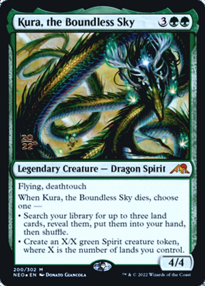 Kura, the Boundless Sky [Kamigawa: Neon Dynasty Prerelease Promos] | Black Swamp Games