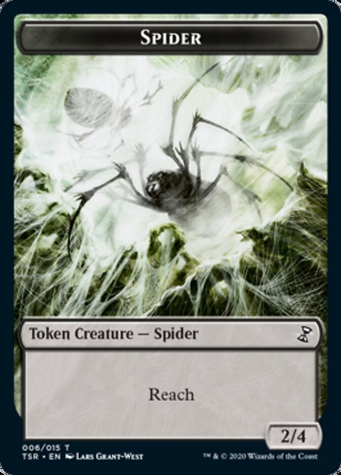 Spider Token [Time Spiral Remastered Tokens] | Black Swamp Games