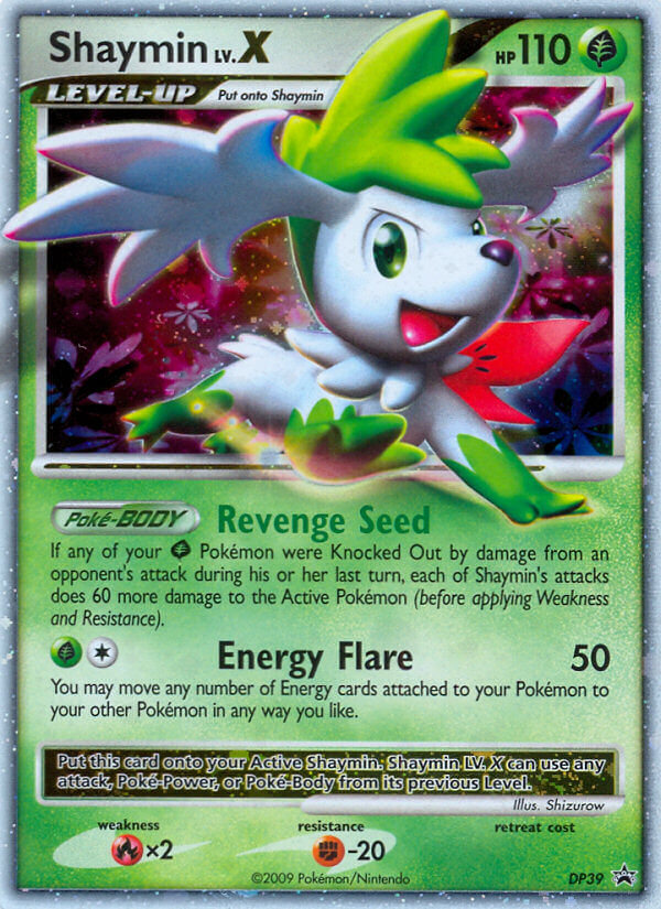 Shaymin LV.X (DP39) [Diamond & Pearl: Black Star Promos] | Black Swamp Games