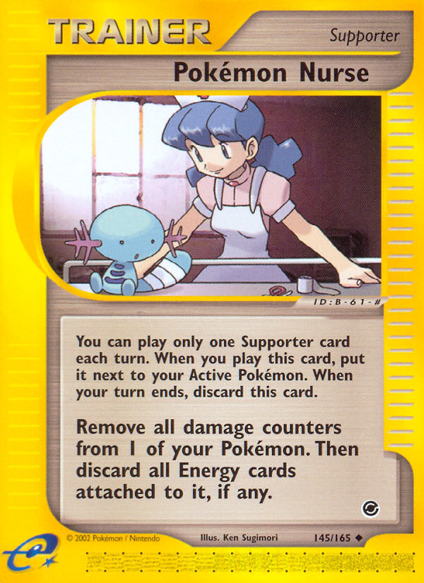 Pokemon Nurse (145/165) [Expedition: Base Set] | Black Swamp Games