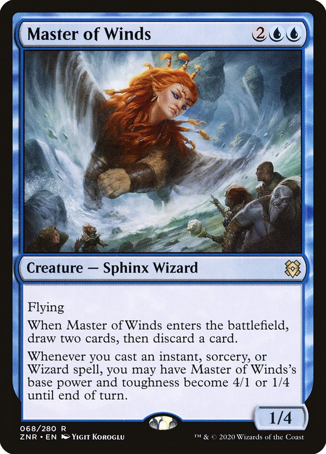Master of Winds [Zendikar Rising] | Black Swamp Games