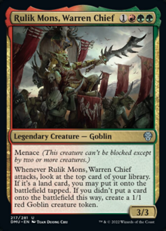 Rulik Mons, Warren Chief [Dominaria United] | Black Swamp Games