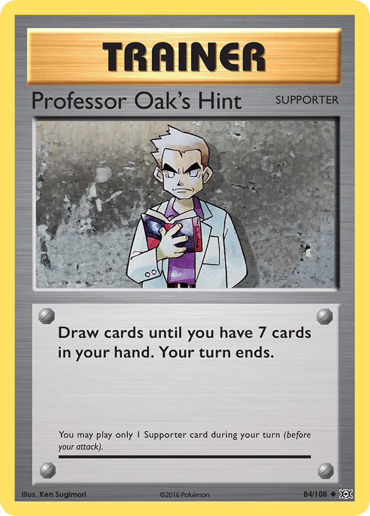 Professor Oak's Hint (84/108) [XY: Evolutions] | Black Swamp Games