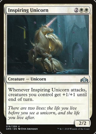 Inspiring Unicorn [Guilds of Ravnica] | Black Swamp Games