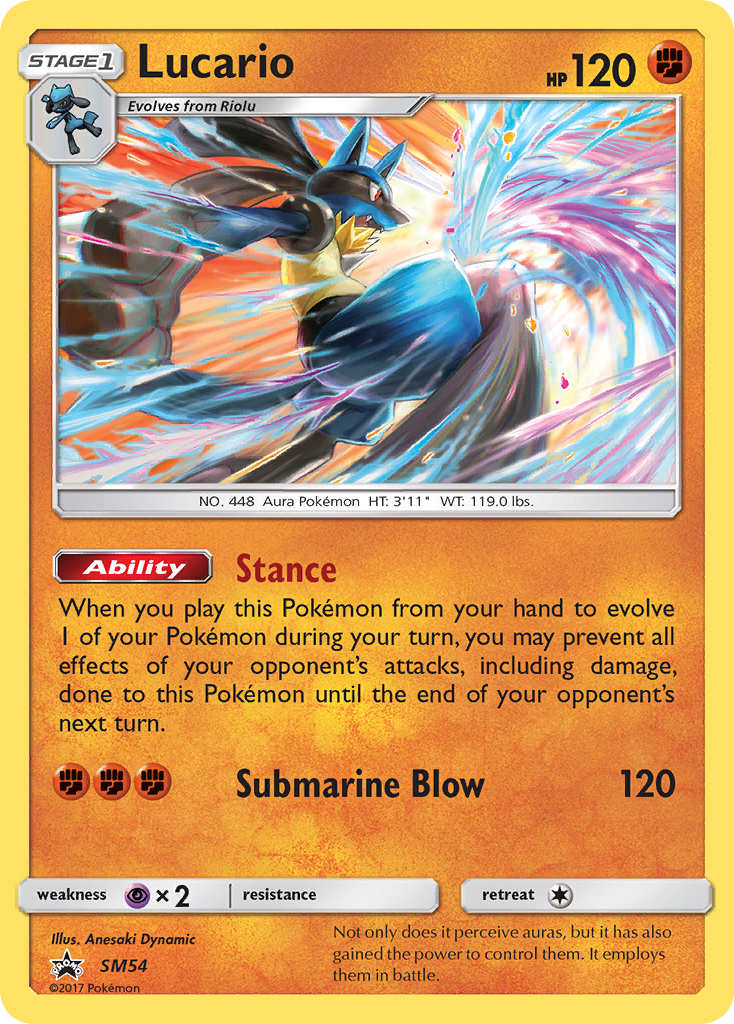 Lucario (SM54) [Sun & Moon: Black Star Promos] | Black Swamp Games