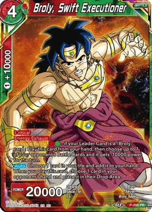 Broly, Swift Executioner [P-205] | Black Swamp Games