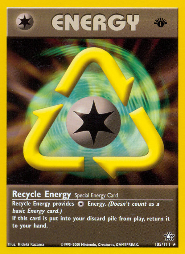 Recycle Energy (105/111) [Neo Genesis 1st Edition] | Black Swamp Games