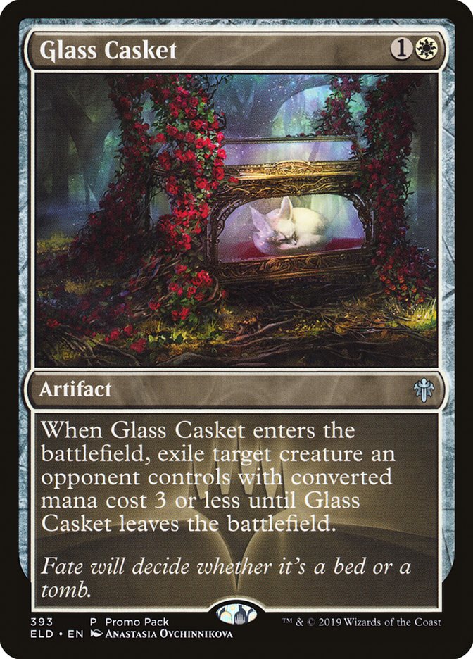 Glass Casket (Promo Pack) [Throne of Eldraine Promos] | Black Swamp Games