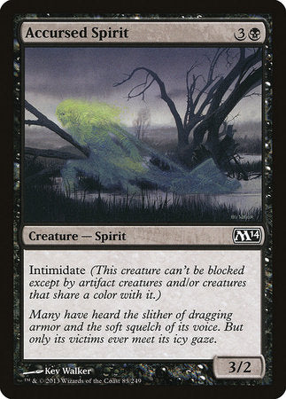 Accursed Spirit [Magic 2014] | Black Swamp Games