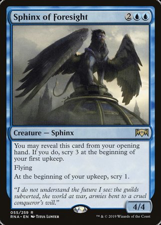 Sphinx of Foresight [Ravnica Allegiance] | Black Swamp Games