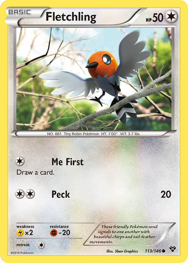 Fletchling (113/146) [XY: Base Set] | Black Swamp Games