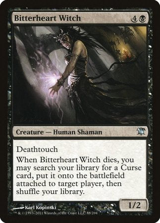 Bitterheart Witch [Innistrad] | Black Swamp Games