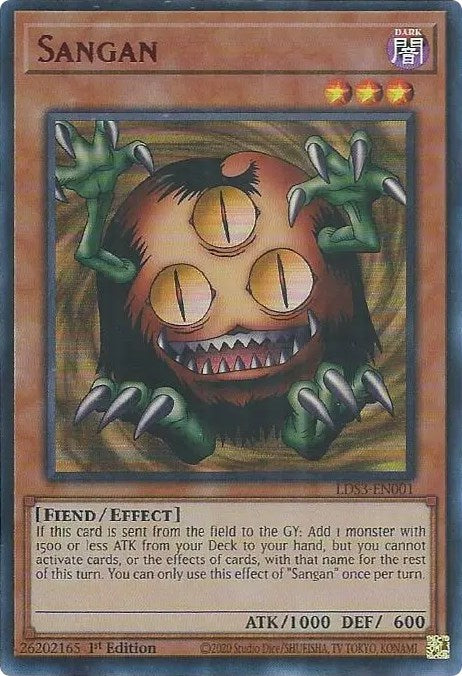 Sangan (Red) [LDS3-EN001] Ultra Rare | Black Swamp Games