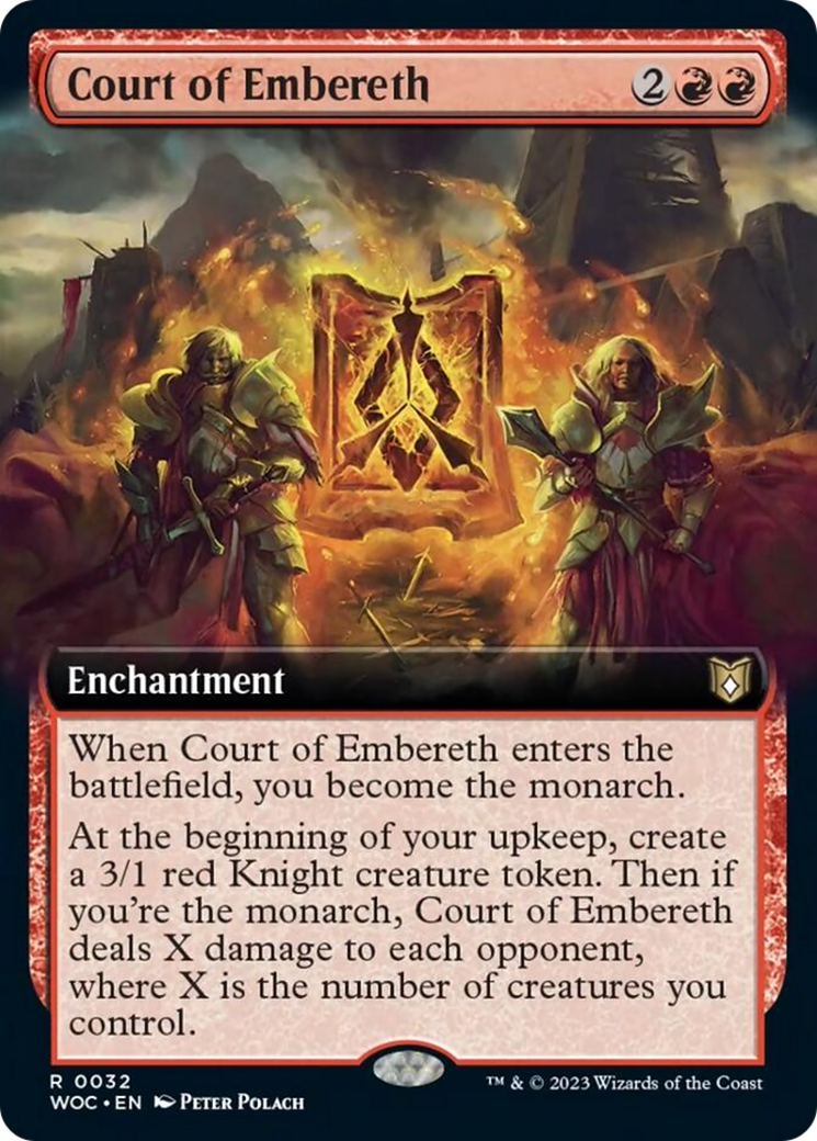 Court of Embereth (Extended Art) [Wilds of Eldraine Commander] | Black Swamp Games